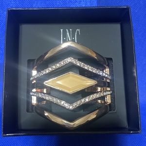 Brand new INC Macys rose gold hinge bracelet beautiful